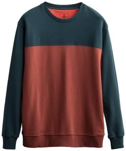 KAFT Unisex HORIZON Sweatshirt Brick -KAFT-Laden 0087c3d7f4f24202967d77bc2398d825