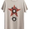 KAFT ON THE STARS T Shirt Print Bone Herren -KAFT-Laden 095e912e451045459b976501be94a3f5