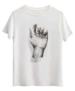 KAFT Damen GEHOORZAAM T Shirt Print Off White
