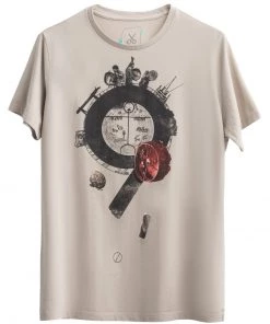 KAFT TOKUS T Shirt Print Bone Herren