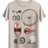 KAFT OLD BIKER T Shirt Print Bone Damen