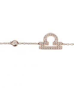 Latelita Damen WAAGE STERNZEICHEN Armband Roségold Coloured -KAFT-Laden 11d9bb42d16142b3b9fd6fde6542fa6c