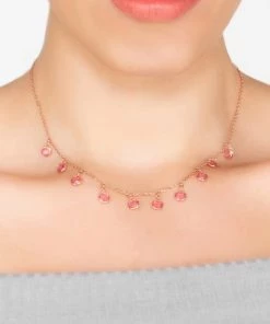 Latelita Damen KETTEN Halskette Rose Gold Coloured
