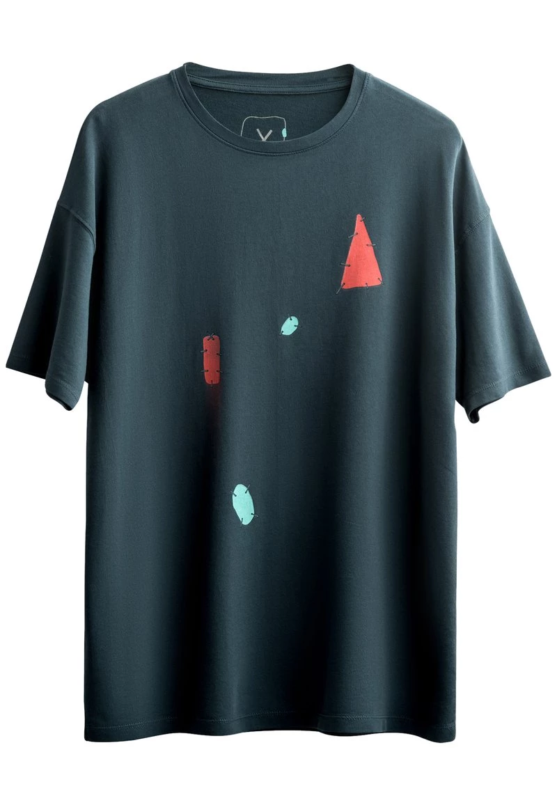 KAFT NAPLAST OVERSIZE T Shirt Print Ocean Herren 3 KAFT NAPLAST OVERSIZE T Shirt Print Ocean Herren