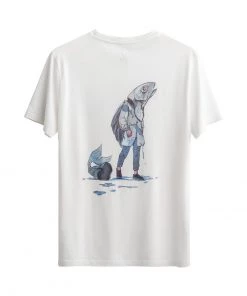 KAFT OKEANOS T Shirt Print Off White Unisex -KAFT-Laden 237abe6680004410a0cadedb29fee7ab