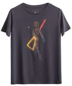 KAFT T Shirt Print Plum Damen