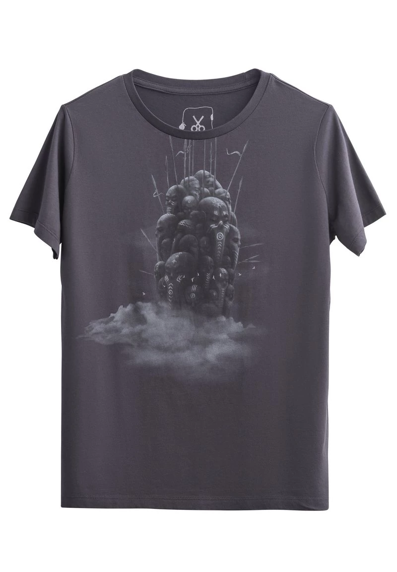 KAFT SLEEPING GUARDS T Shirt Print Plum Damen 3 KAFT SLEEPING GUARDS T Shirt Print Plum Damen