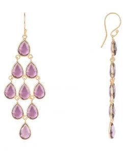 Latelita Damen Ohrringe Violet