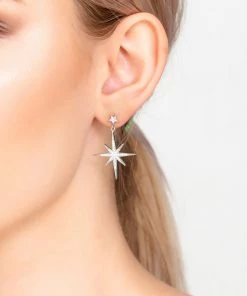 Latelita Damen Ohrringe Silver Coloured