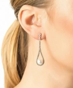 Latelita Damen CRADLED Ohrringe Silver