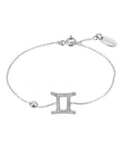 Latelita Damen ZWILLINGE STERNZEICHEN Armband Silver