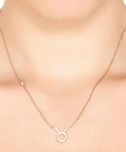 Latelita ZODIAC STAR SIGN TAURUS Halskette Silver Damen