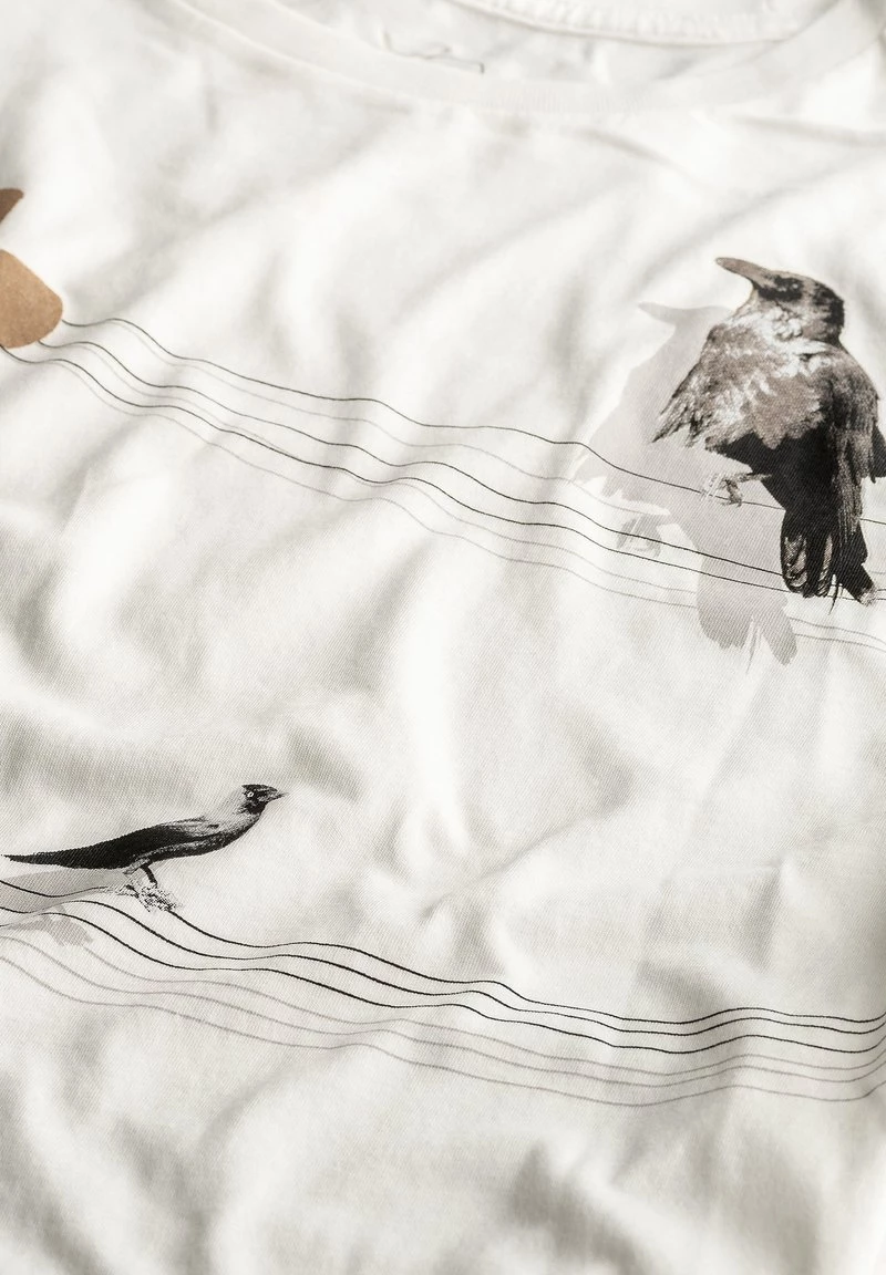 KAFT Herren SAKİNLİK T Shirt Print Off White 4 KAFT Herren SAKİNLİK T Shirt Print Off White – Bild 2