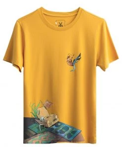 KAFT WOOLGATHER T Shirt Print Sulphur Damen