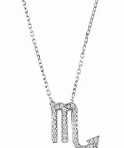 Latelita Damen ZODIAC STAR SIGN SCORPIO Halskette Silver