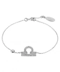 Latelita WAAGE STERNZEICHEN Armband Silver Damen