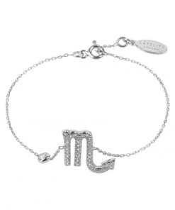 Latelita Damen SKORPION STERNZEICHEN Armband Silver