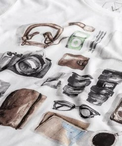 KAFT Herren SHUTTERISM T Shirt Print Off White -KAFT-Laden 5b56258f74bd4f6cbb051c732dbe37de