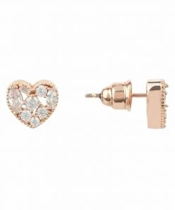 Latelita Damen HEART SPARKLING STUD Ohrringe Rosegold -KAFT-Laden 5cc05f3283ef47d7a316b78a2bae6082