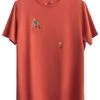 KAFT Herren LENTAA T Shirt Print Coral 2 KAFT Herren LENTAA T Shirt Print Coral -KAFT-Laden 64e55d3a79ad47e5a2123793802bb491