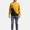 KAFT Unisex FLOWINGA Sweatshirt Sulphur -KAFT-Laden 652d1f54d9ef4b0fb8e77a84dec87aeb
