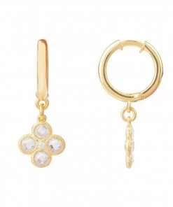 Latelita Damen FLOWER CLOVER Ohrringe Gold -KAFT-Laden 6cc860dc49954d98890c231423ca7eab