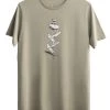 KAFT Herren ZIG ZAG STONE STAND T Shirt Print Concrete