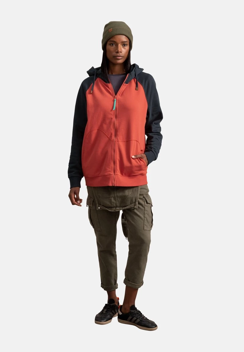 KAFT Unisex KLEUZIP Kapuzenpullover Coral 6 KAFT Unisex KLEUZIP Kapuzenpullover Coral – Bild 4