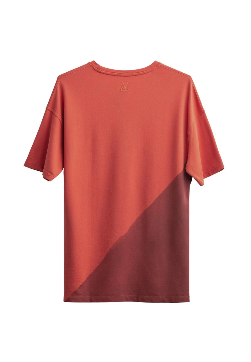 KAFT Herren ROUTEN OVERSIZE T Shirt Print Coral 4 KAFT Herren ROUTEN OVERSIZE T Shirt Print Coral – Bild 2