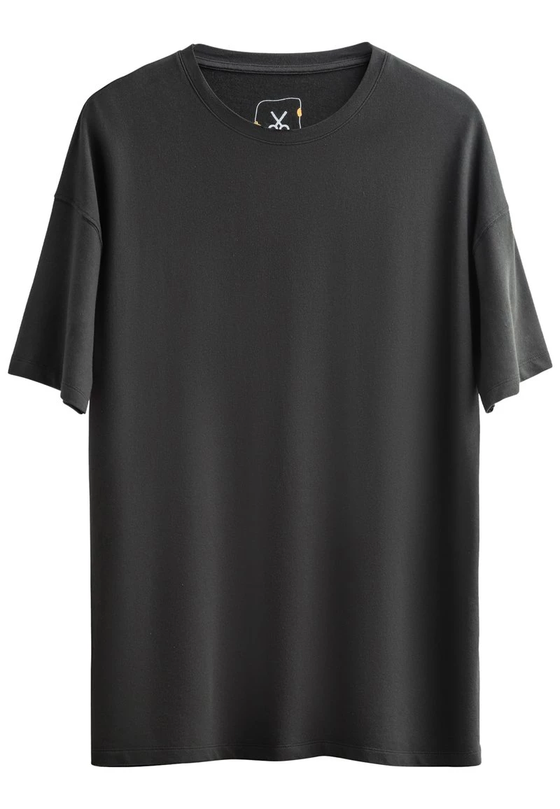 KAFT Herren OVERSIZE T Shirt Basic Asphalt 5 KAFT Herren OVERSIZE T Shirt Basic Asphalt – Bild 3