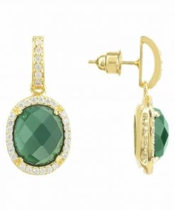 Latelita BEATRICE OVAL Ohrringe Green Damen -KAFT-Laden 7ca1f7c4d0b0420a9e44de784ca084b0