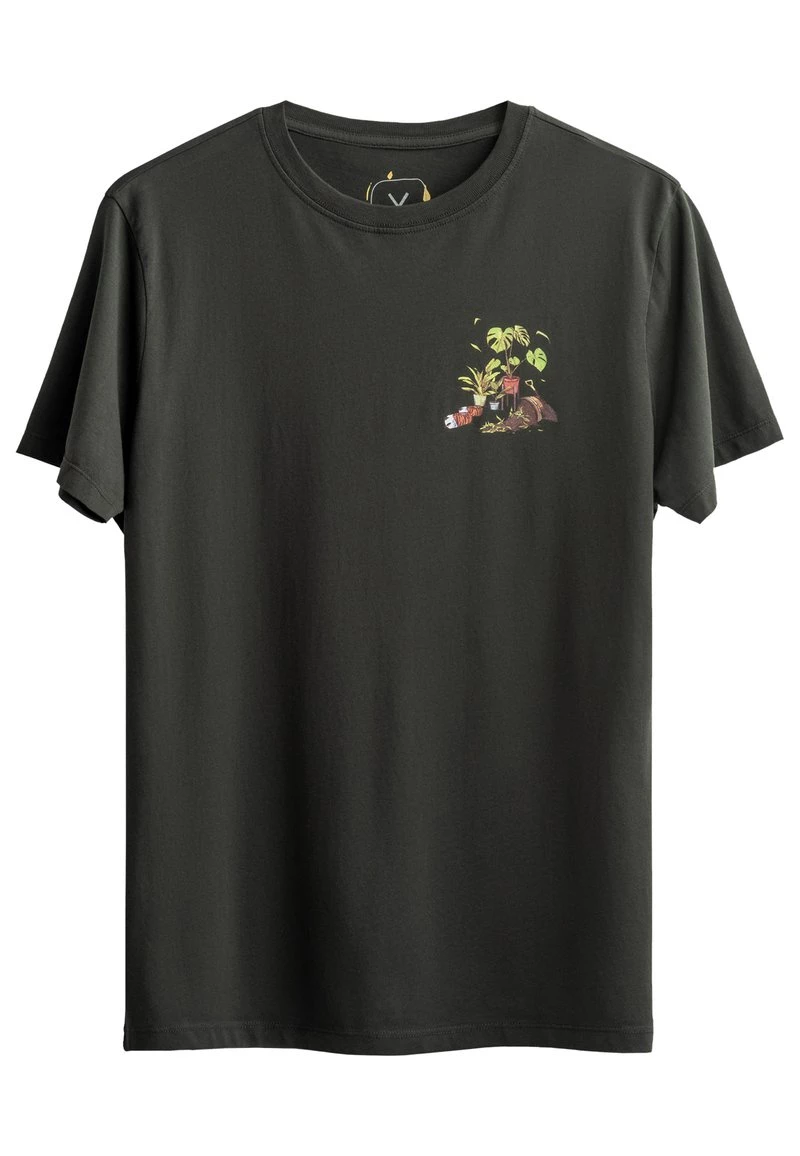 KAFT Unisex FLORA T Shirt Print Asphalt 8 KAFT Unisex FLORA T Shirt Print Asphalt – Bild 6