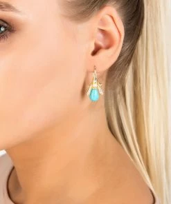 Latelita Ohrringe Blau Damen