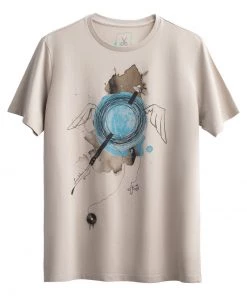 KAFT NEYZ T Shirt Print Bone Herren