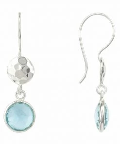 Latelita CIRCLE HAMMER Ohrringe Blue Damen -KAFT-Laden 8e28c3ee02294b71969305dd468a92d1