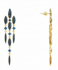 Latelita VALENCIA STATEMENT DROP Ohrringe Blue Damen -KAFT-Laden 9322b3210a244515820d9b582d791cf7