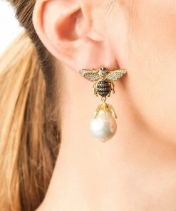 Latelita Damen Ohrringe Gold Coloured