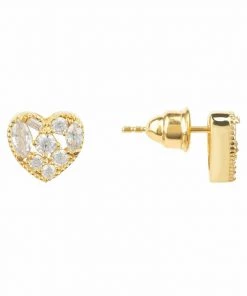 Latelita HEART SPARKLING STUD Ohrringe Gold Damen -KAFT-Laden 94492555dfb84dd9ae536e722bfc1b22