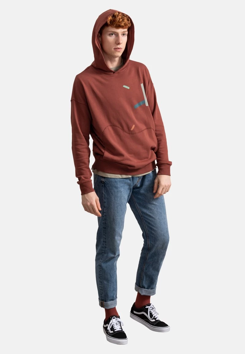 KAFT Unisex APENDA Kapuzenpullover Brick 4 KAFT Unisex APENDA Kapuzenpullover Brick – Bild 2