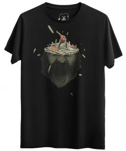 KAFT-Laden 26 KAFT Herren BLUDEN T Shirt Print Tar