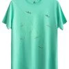 KAFT LUCKA T Shirt Print Turquois Herren
