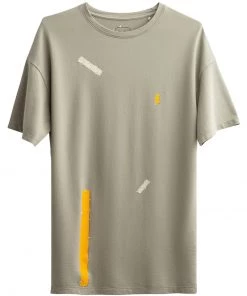 KAFT Herren PECA OVERSIZE T Shirt Print Concrete