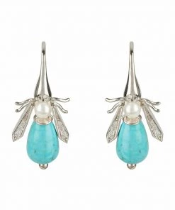 Latelita HONEY BEE Ohrringe Blue Damen -KAFT-Laden 9c1d5fd1650a415c96808baa73cf016c