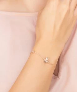 Latelita Damen Armband Rose Gold Coloured