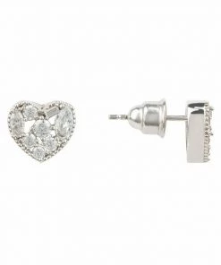Latelita HEART SPARKLING STUD Ohrringe Silver Damen -KAFT-Laden a321bff696524ea18c4b79a928bb17e7