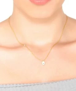 Latelita Damen Halskette Gold Coloured