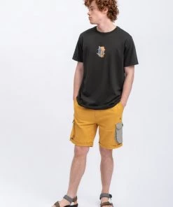 KAFT Unisex THE LAND T Shirt Print Asphalt