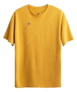 KAFT KIUX OVERSIZE T Shirt Print Sulphur Unisex
