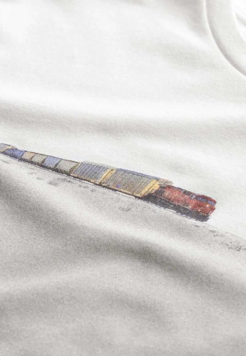 KAFT Herren RUIGHINN T Shirt Print Off White 5 KAFT Herren RUIGHINN T Shirt Print Off White – Bild 3