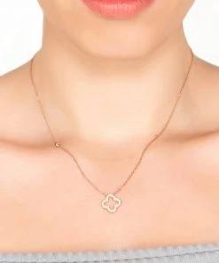 Latelita Damen Halskette Rose Gold Coloured